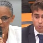 Ministra do Meio Ambiente Marina Silva falando durante audiência na Câmara dos Deputados, sendo criticada por inoperância no desastre do Rio Grande do Sul.