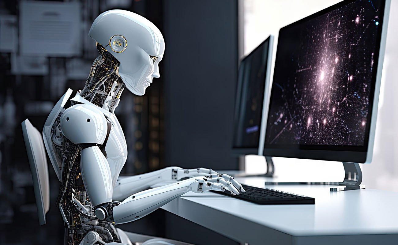 robot sitting ai