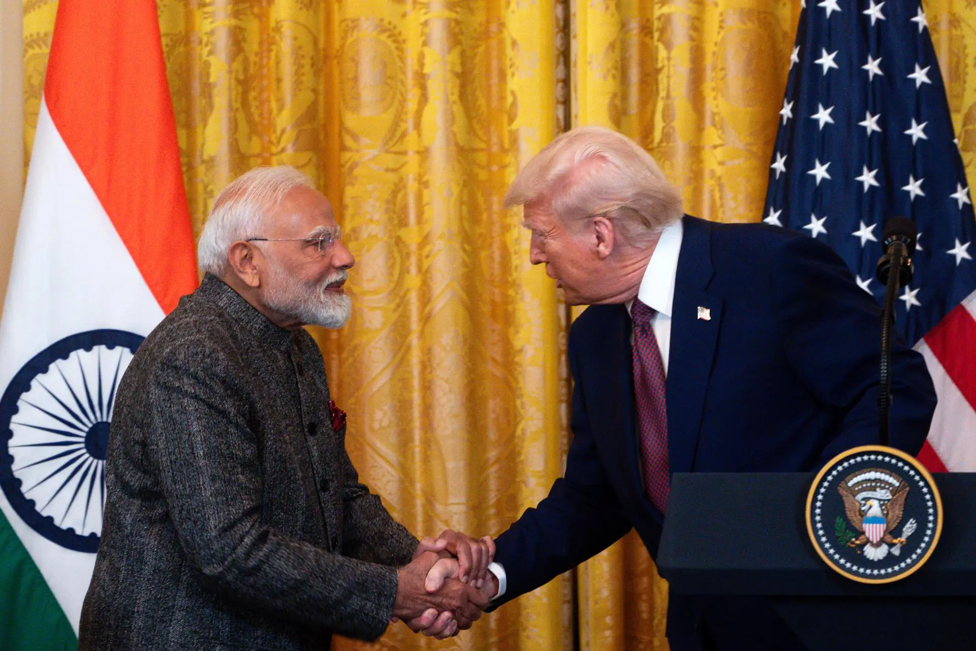EUA aplicarão tarifa de 25% sobre produtos indianos a partir de 1º de agosto, diz Trump 4 EUA aplicarão tarifa de 25% sobre produtos indianos a partir de 1º de agosto, diz Trump - Imagem do artigo original