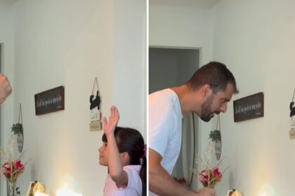 Pai motiva filha a afirmar promessas bíblicas e vídeo repercute nas redes 30 ocrente 1756437996