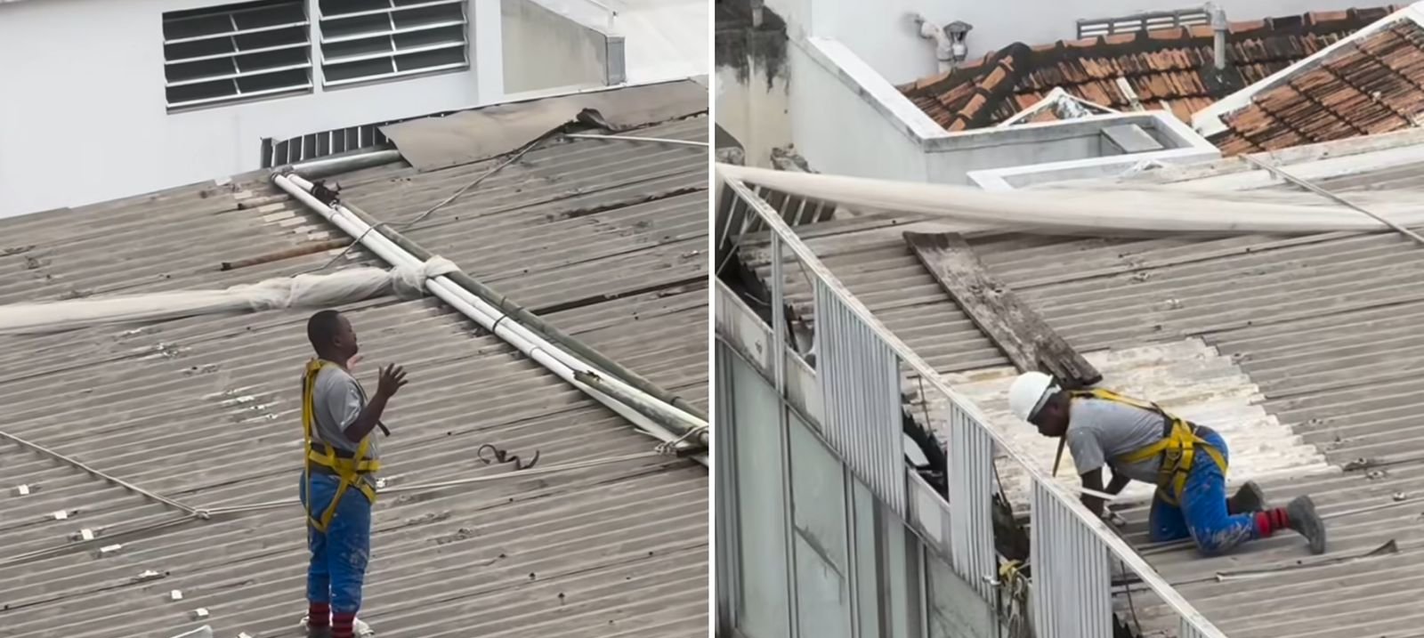 Vídeo de pedreiro em oração na laje emociona redes sociais no Rio de Janeiro 4 Vídeo de pedreiro em oração na laje emociona redes sociais no Rio de Janeiro - Imagem do artigo