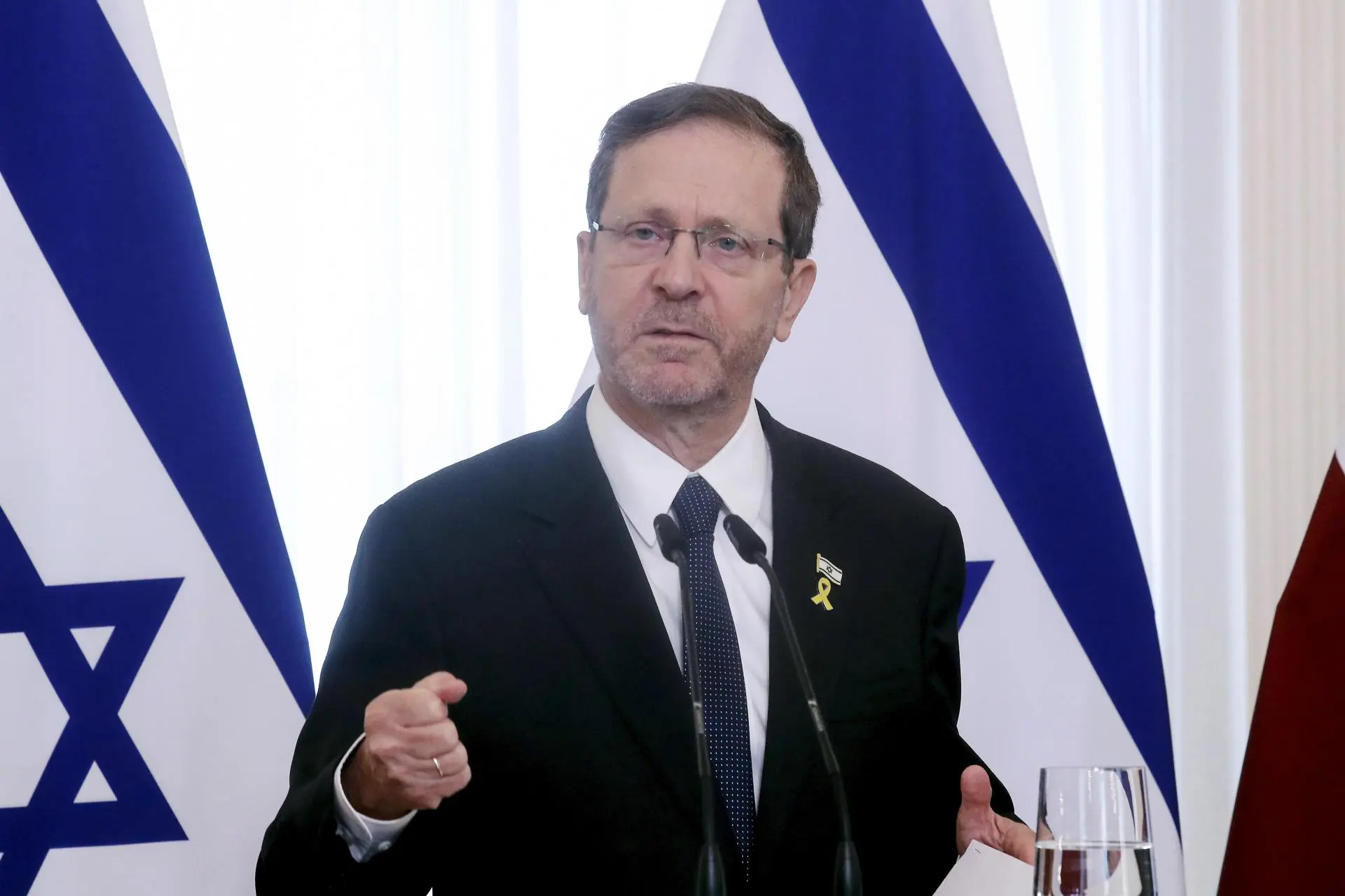 Presidente israelense afirma que ofensiva de 7 de outubro tornou inviável a solução de dois Estados - Imagem do artigo original