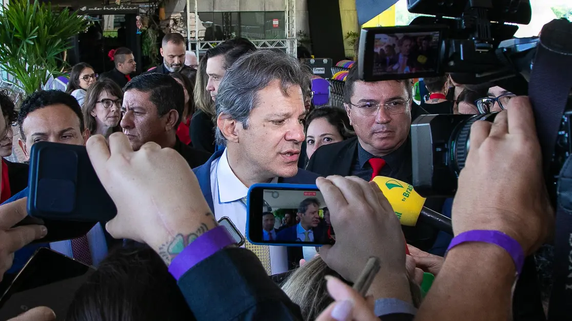Haddad atribui a grupos de extrema direita cancelamento de reunião com secretário do Tesouro dos EUA - Imagem do artigo original