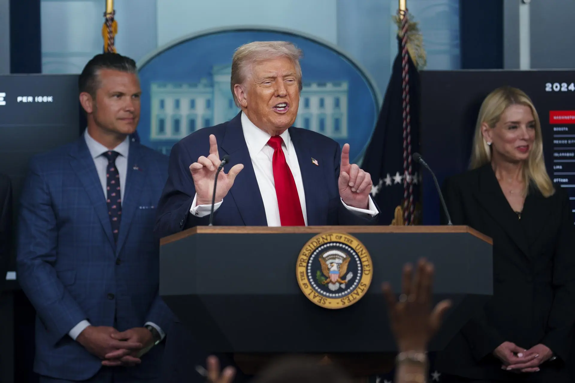 Trump menciona Brasília ao justificar intervenção federal na segurança de Washington - Imagem do artigo original