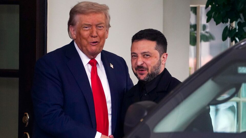 Trump e Zelensky iniciam reunião na Casa Branca em clima descontraído e debatem guerra na Ucrânia 4 Trump e Zelensky iniciam reunião na Casa Branca em clima descontraído e debatem guerra na Ucrânia - Imagem do artigo original