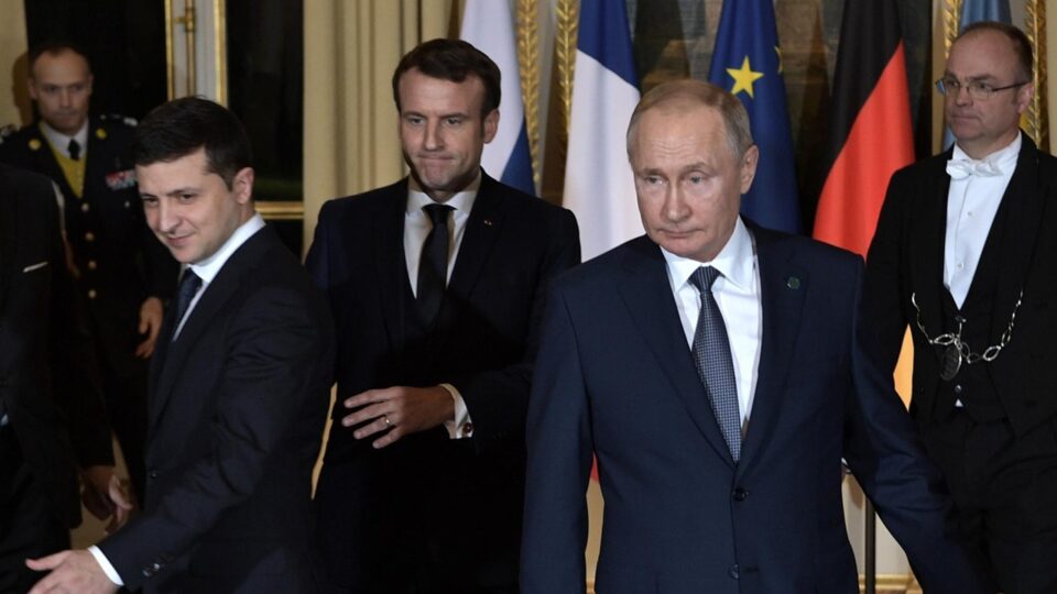 O único encontro presencial entre Putin e Zelensky ocorreu em Paris em 2019 4 O único encontro presencial entre Putin e Zelensky ocorreu em Paris em 2019 - Imagem do artigo original