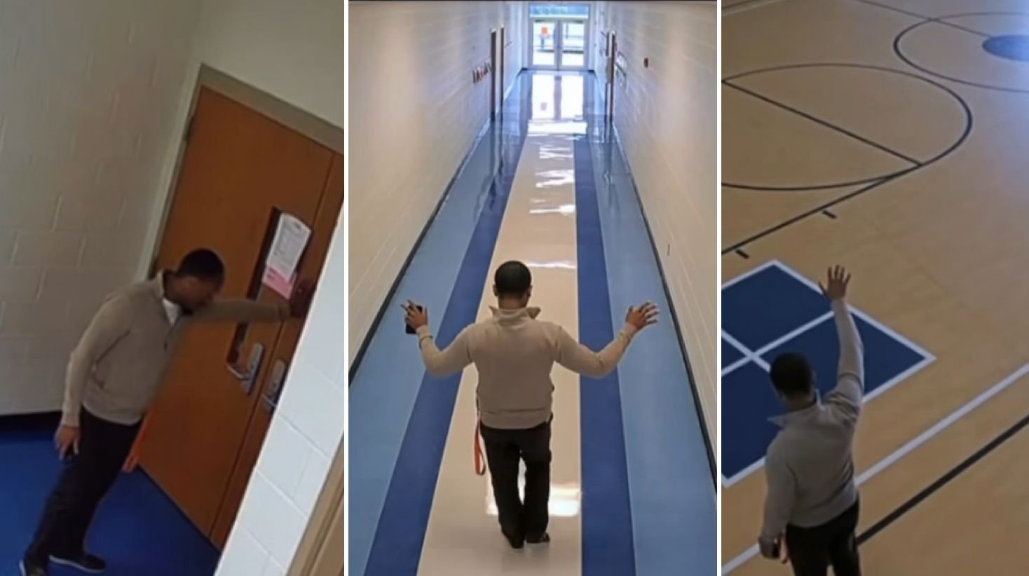 Vice-diretor percorre corredores e ora por alunos antes do primeiro dia de aula nos EUA 4 Vice-diretor percorre corredores e ora por alunos antes do primeiro dia de aula nos EUA - Imagem do artigo original