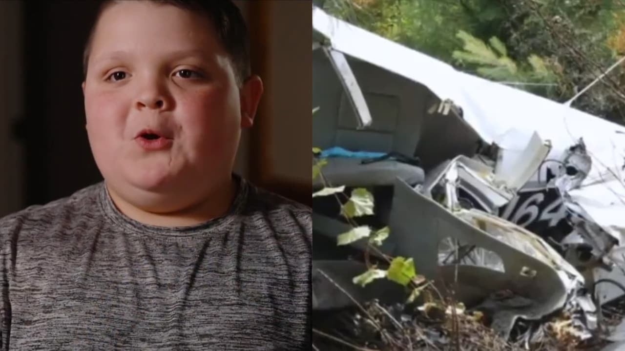 Menino de 7 anos sobrevive sozinho a queda de avião nos EUA e recebe alta sem sequelas - Imagem do artigo original