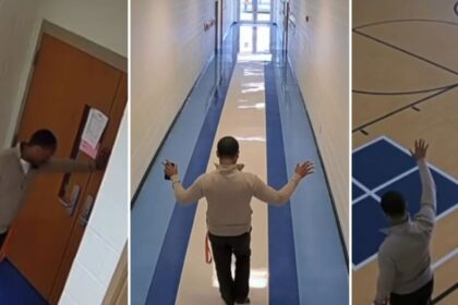 Vice-diretor percorre corredores e ora por alunos antes do primeiro dia de aula nos EUA 6 rss featured 19160 1755778214