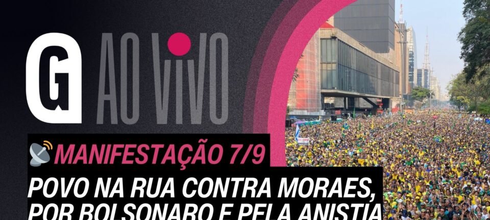 Manifestações de 7 de Setembro reúnem apoio a Bolsonaro e pedidos de anistia; cobertura ao vivo começa às 13h20 4 Manifestações de 7 de Setembro reúnem apoio a Bolsonaro e pedidos de anistia; cobertura ao vivo começa às 13h20 - Imagem do artigo