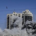 Israel destrói prédio de 12 andares em Gaza e fala em “tempestade de furacão” antes de ofensiva terrestre 6 ocrente 1757384818