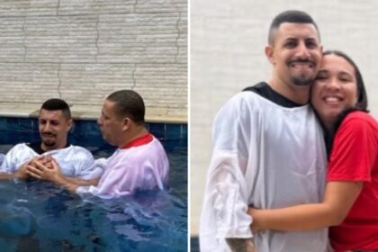 Após 11 anos de oração da esposa, marido decide seguir Jesus e é batizado 16 ocrente 1758091838