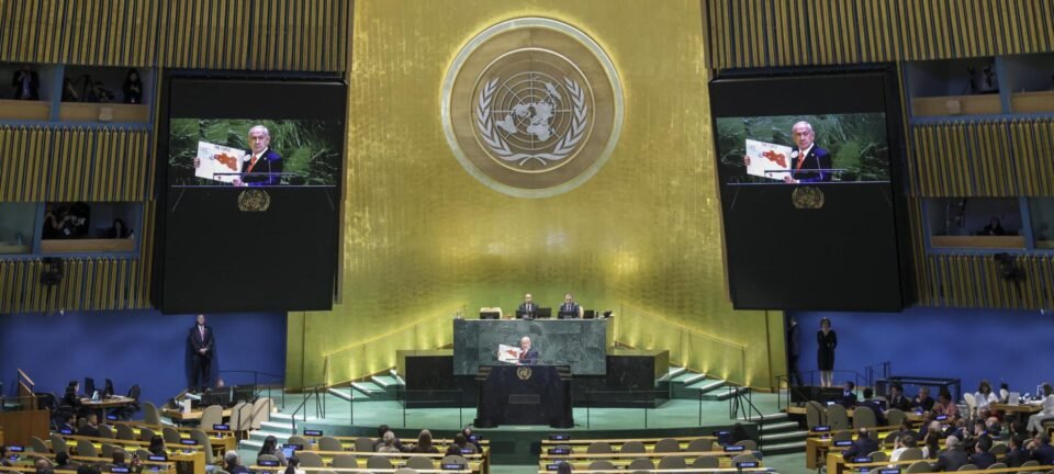 Netanyahu usa tribuna da ONU para reiterar ameaças ao Irã e pedir rendição do Hamas 2 ocrente 1758896402