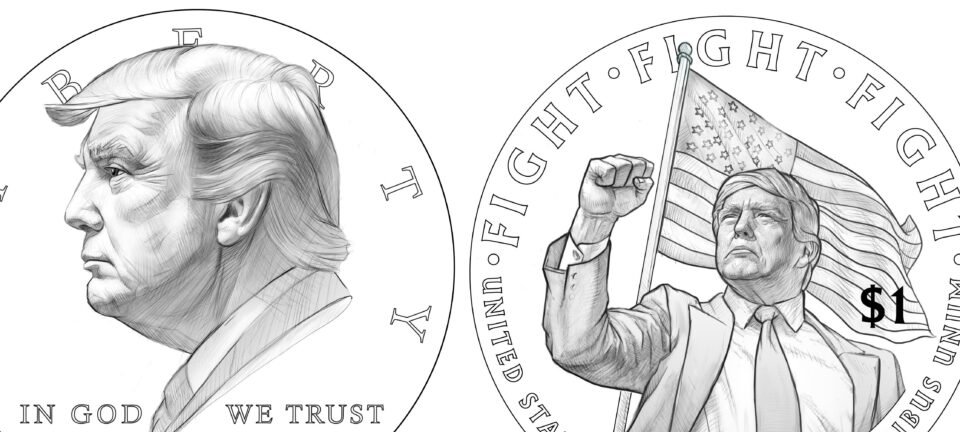 Tesouro dos EUA confirma estudo de moeda de US$ 1 com imagem de Donald Trump 2 ocrente 1759612592