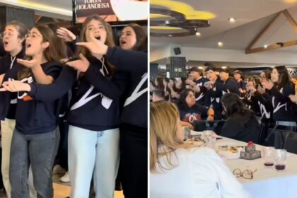 Coral de 200 alunos transforma almoço em culto e emociona clientes de restaurante no RS 14 ocrente 1760745730