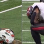 Jogador se ajoelha e faz oração por companheiro lesionado em jogo da NFL 5 ocrente 1761188704