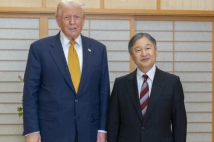 Trump recebe honras imperiais em Tóquio e se reúne com Naruhito 6 ocrente 1761625058