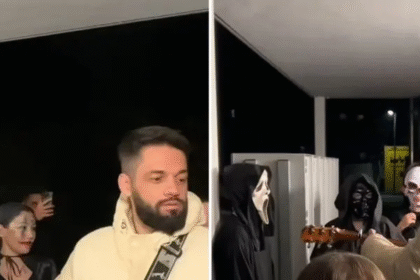 Cristãos percorrem Lucerna e evangelizam de porta em porta no Halloween 14 ocrente 1762228036