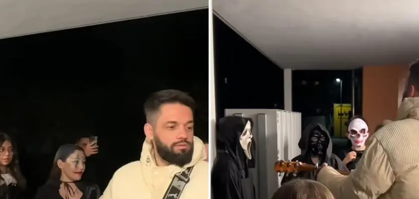 Cristãos percorrem Lucerna e evangelizam de porta em porta no Halloween 2 ocrente 1762228036