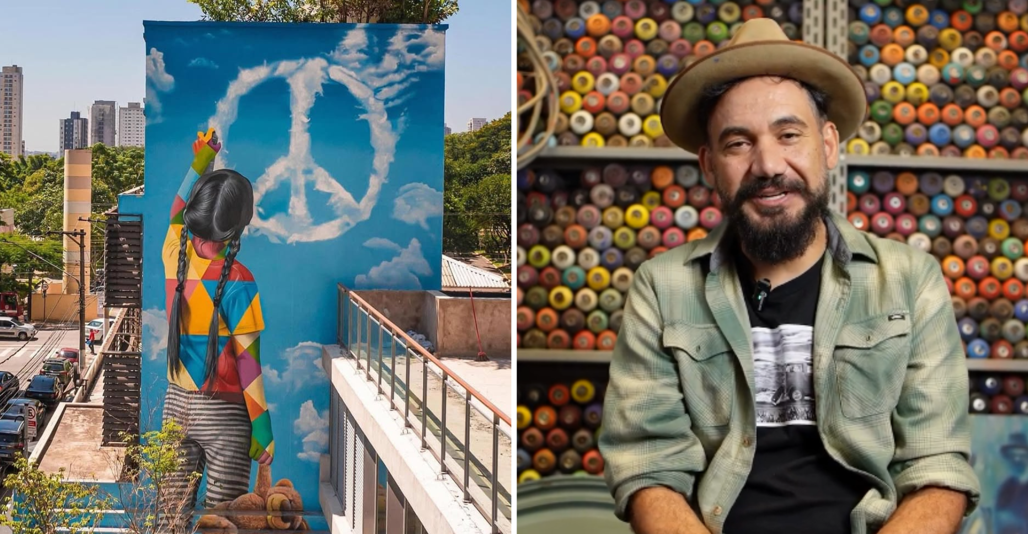 Profecia em igreja paulistana impulsionou carreira internacional de Kobra, relata artista 2 ocrente 1763400734