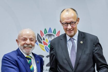 Após polêmica sobre Belém, Lula se reúne com chanceler alemão em Johanesburgo 16 ocrente 1763858953
