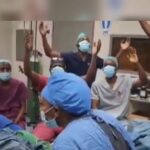 Equipe de neurocirurgiões canta hino de louvor após salvar adolescente em operação de alto risco na Zâmbia 4 ocrente 1764119092
