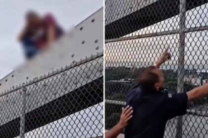 Oração de policial convence homem a desistir de pular de ponte no Panamá 4 ocrente 1764935408
