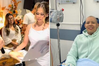 Noivo anuncia cura de câncer durante casamento e emociona convidados no Rio de Janeiro 16 ocrente 1764974108