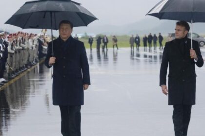 Macron diz que UE pode adotar tarifas contra produtos chineses se superávit persistir 14 ocrente 1765141453
