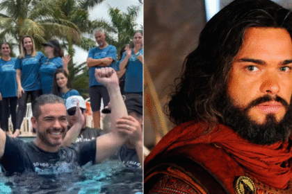 Ator Sidney Sampaio é batizado e compartilha decisão de fé nas redes sociais 16 ocrente 1765232417