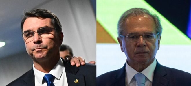 Flávio Bolsonaro chama Paulo Guedes de “conselheiro importante” e fala em teto para dívida pública 2 ocrente 1765280086