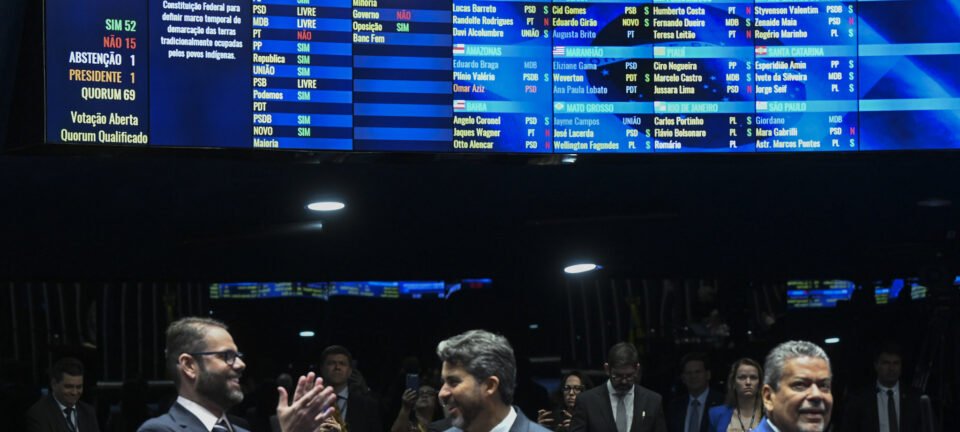 Senado aprova PEC do marco temporal com 52 votos em cada turno; confira a posição de todos os senadores 2 ocrente 1765332500