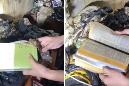 Bíblia permanece intacta após incêndio consumir casa nas Filipinas e família fala em “milagre” 12 ocrente 1765822780