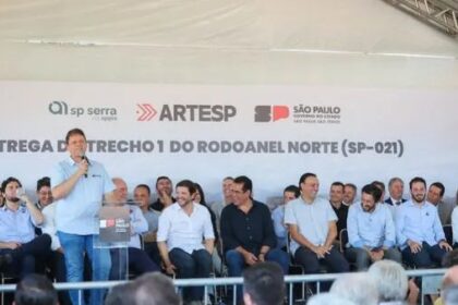 Inauguração do Rodoanel Norte vira palco de embate entre Tarcísio e Mercadante 14 ocrente 1766423986