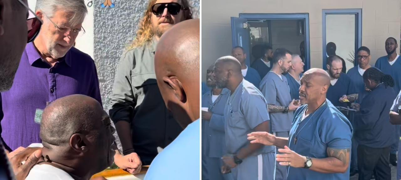 Mais de 20 detentos são batizados em penitenciária de segurança máxima na Flórida 2 ocrente 1767429272