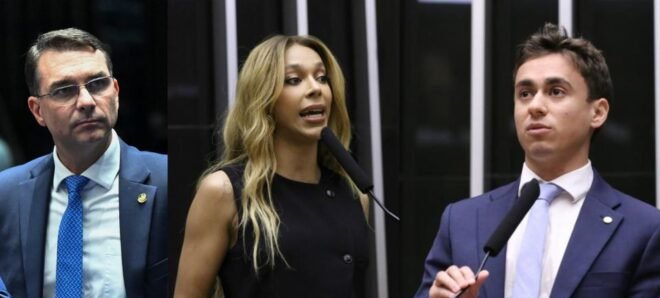 Erika Hilton pede que PGR investigue Flávio Bolsonaro e Nikolas Ferreira por suposta apologia a golpe 2 ocrente 1767637179