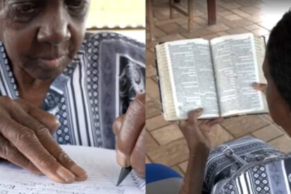Aos 91 anos, mineira retoma os estudos para realizar desejo de ler a Bíblia 4 ocrente 1767695686