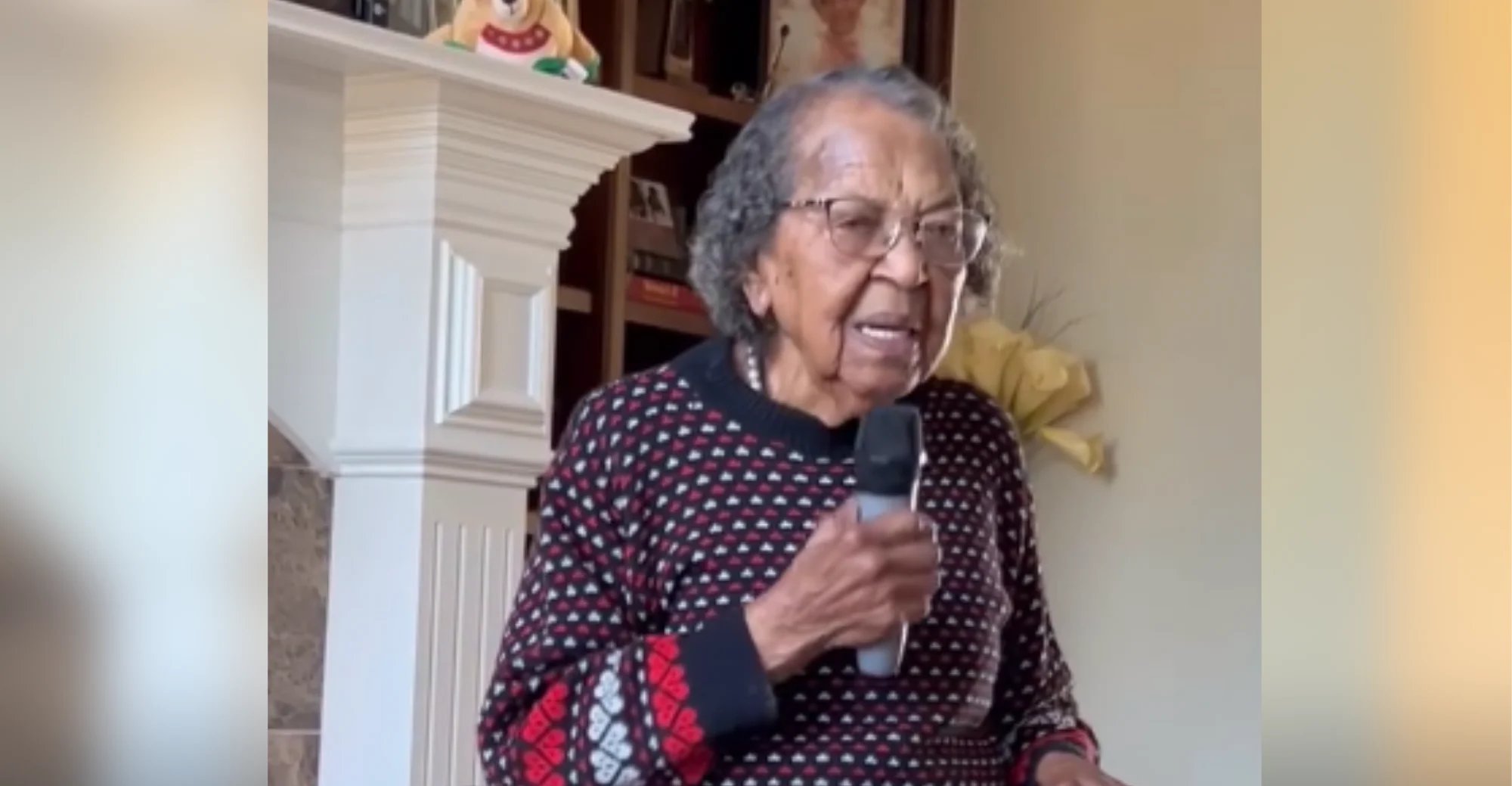 Aos 105 anos, idosa canta hino cristão e comove internautas 2 ocrente 1767787467