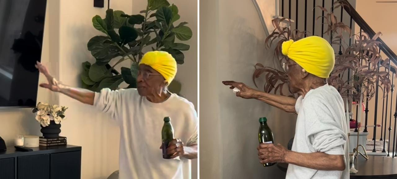 Avó de 92 anos emociona ao percorrer casa em oração e unção de óleo nos EUA 2 ocrente 1768246486