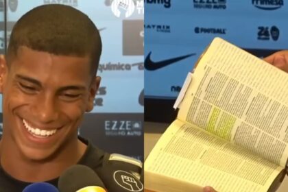 Estreante do Corinthians surpreende ao conceder entrevista com Bíblia em mãos na Neo Química Arena 18 ocrente 1768339210
