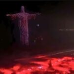Pesquisador vê alerta bíblico em estátua erguida por drones no show de DJ Alok em Copacabana 4 ocrente 1768420213