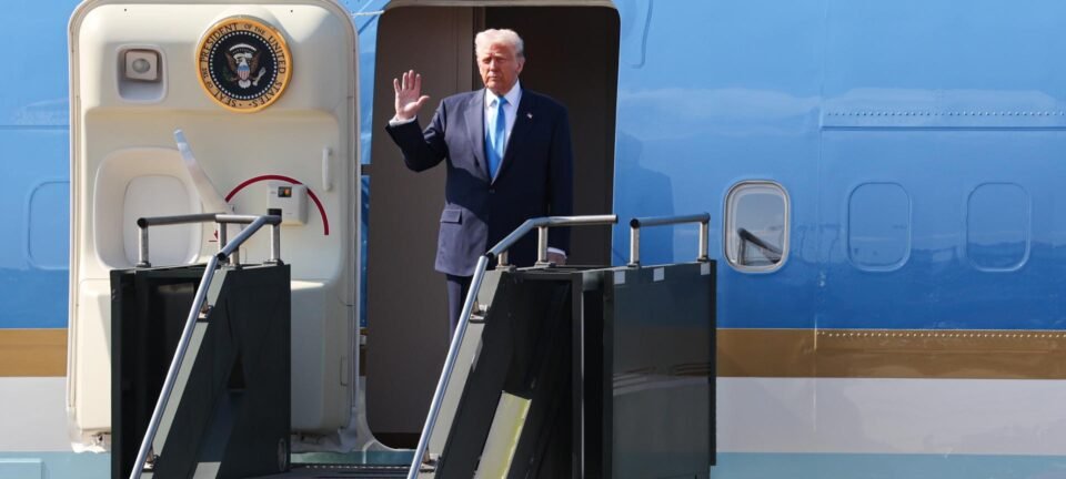 Falha elétrica obriga Air Force One com Trump a retornar à base antes de Davos 2 ocrente 1768994388