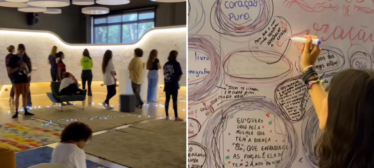 Sala de oração organizada por adolescentes expõe pedidos emocionantes nas paredes durante conferência em Maringá 2 ocrente 1769083474