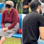 Influenciador mobiliza público, lava pés e doa dinheiro a idosa que vende sorvetes nas ruas 5 ocrente 1769258999
