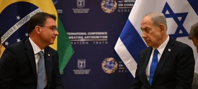 Flávio Bolsonaro acusa Lula de antissemitismo em evento internacional em Jerusalém 2 ocrente 1769547006