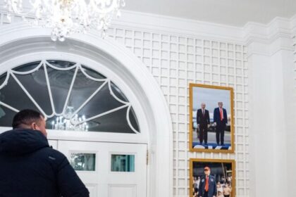 Foto de Trump com Putin passa a decorar sala renovada da Casa Branca 18 ocrente 1769658584