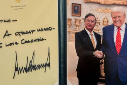 Presentes de Trump marcam primeiro encontro com Petro na Casa Branca 16 ocrente 1770159875