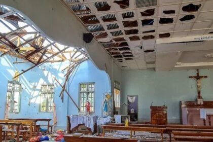 Relatório aponta destruição de 21 das 22 igrejas em cidade cristã de Mianmar após golpe militar 12 ocrente 1770285871