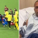 Jogadores de Flamengo e Sampaio Corrêa se ajoelham e oram após convulsão de atleta no Maracanã 4 ocrente 1770716111