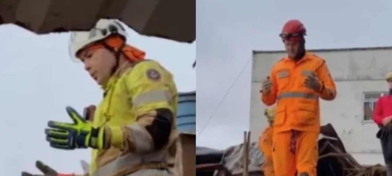 Bombeiros se reúnem em oração antes de retomar buscas por crianças soterradas em Juiz de Fora 2 ocrente 1772183066